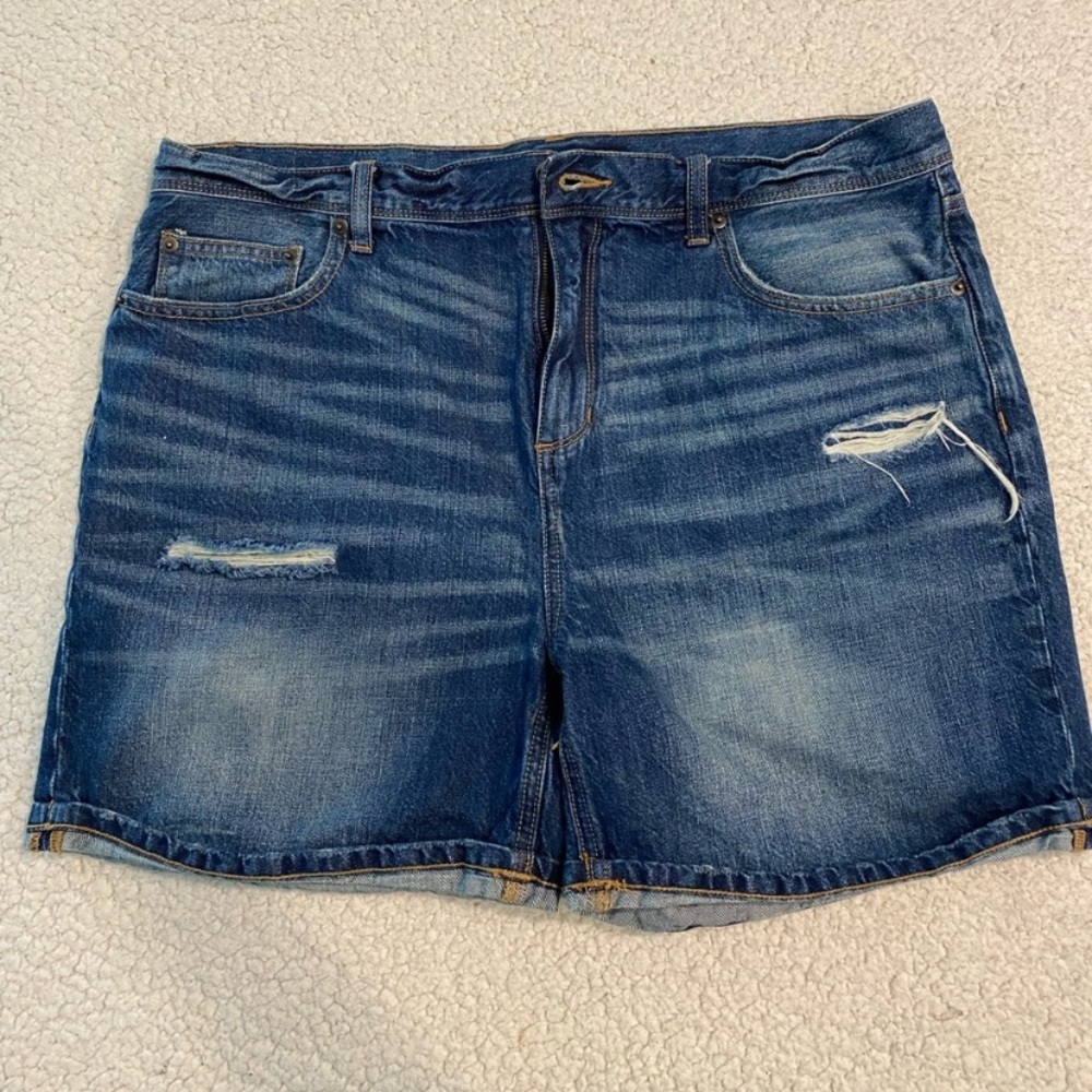Lands End brand Blue jean shorts size 16